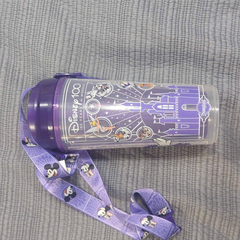 Disney 100 Years of Wonder Anniversary  Tumbler with Strap Mickey Disneyland Cup
